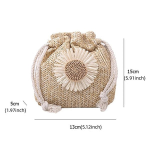 Reina Floral Summer Jute Bag