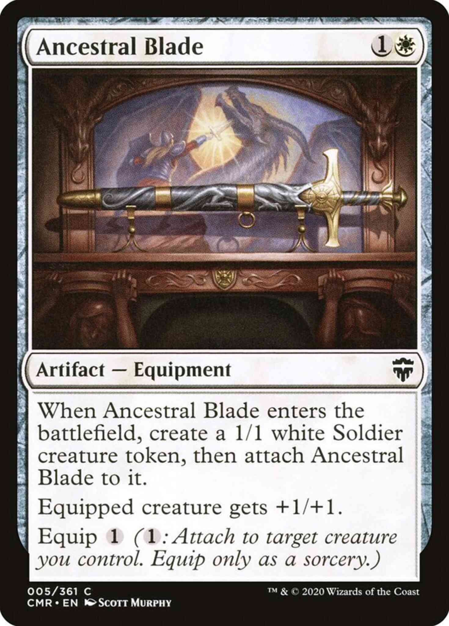 Ancestral Blade [5] [Commander Legends] [Non-Foil]