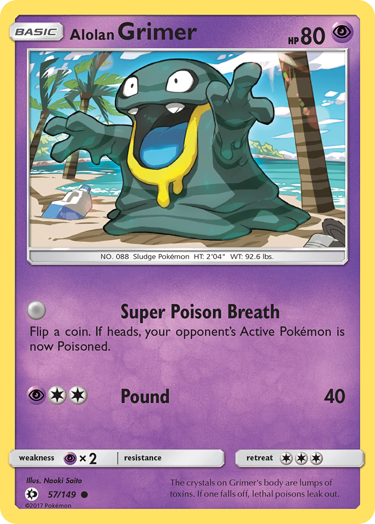 Alolan Grimer - 57/149 - Common