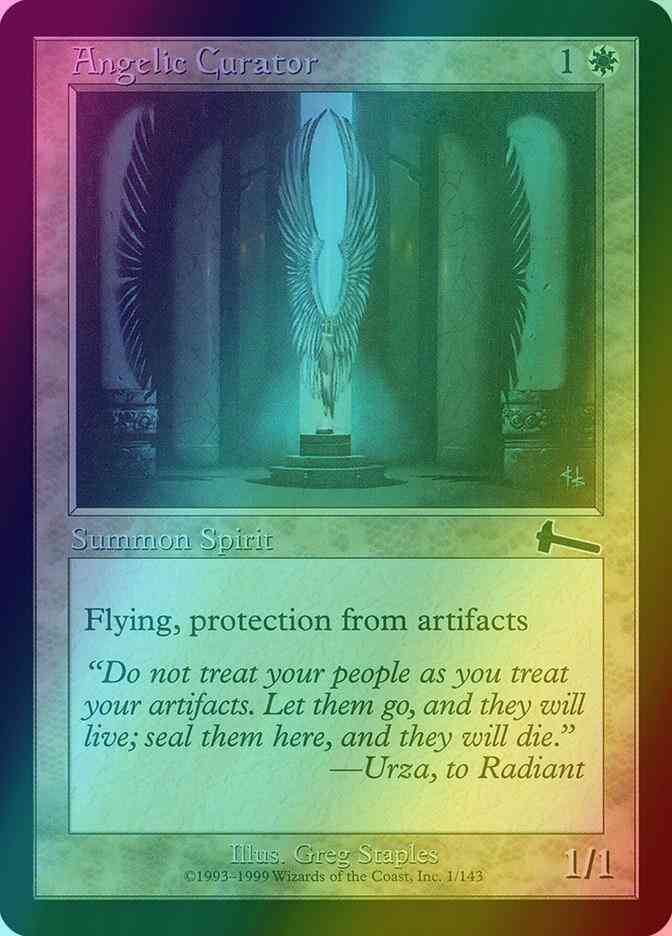 Angelic Curator [1] [Urza's Legacy] [Foil]