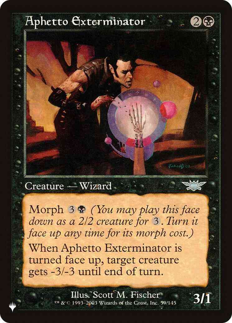 Aphetto Exterminator [LGN-59] [The List] [Non-Foil]