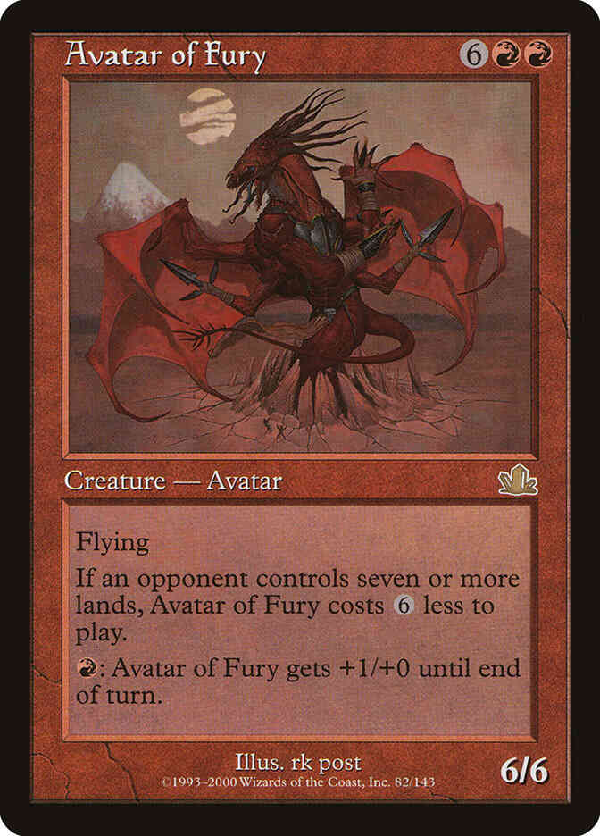 Avatar of Fury [82] [Prophecy] [Non-Foil]