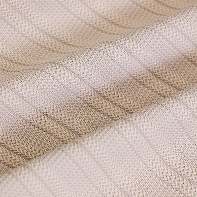 Beige Stripes Box Fit Shirt