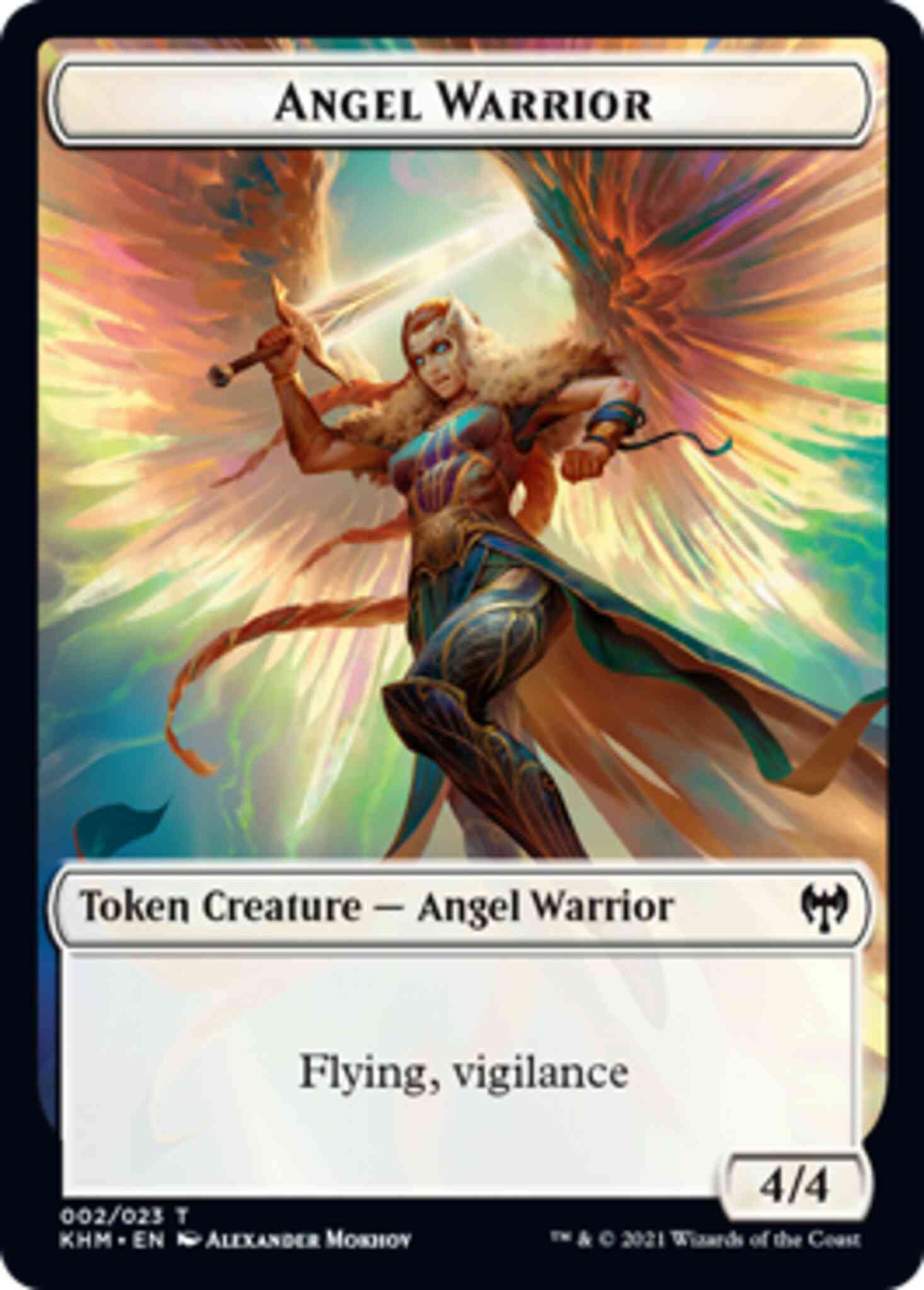 Angel Warrior Token [02] [Kaldheim Tokens] [Non-Foil]