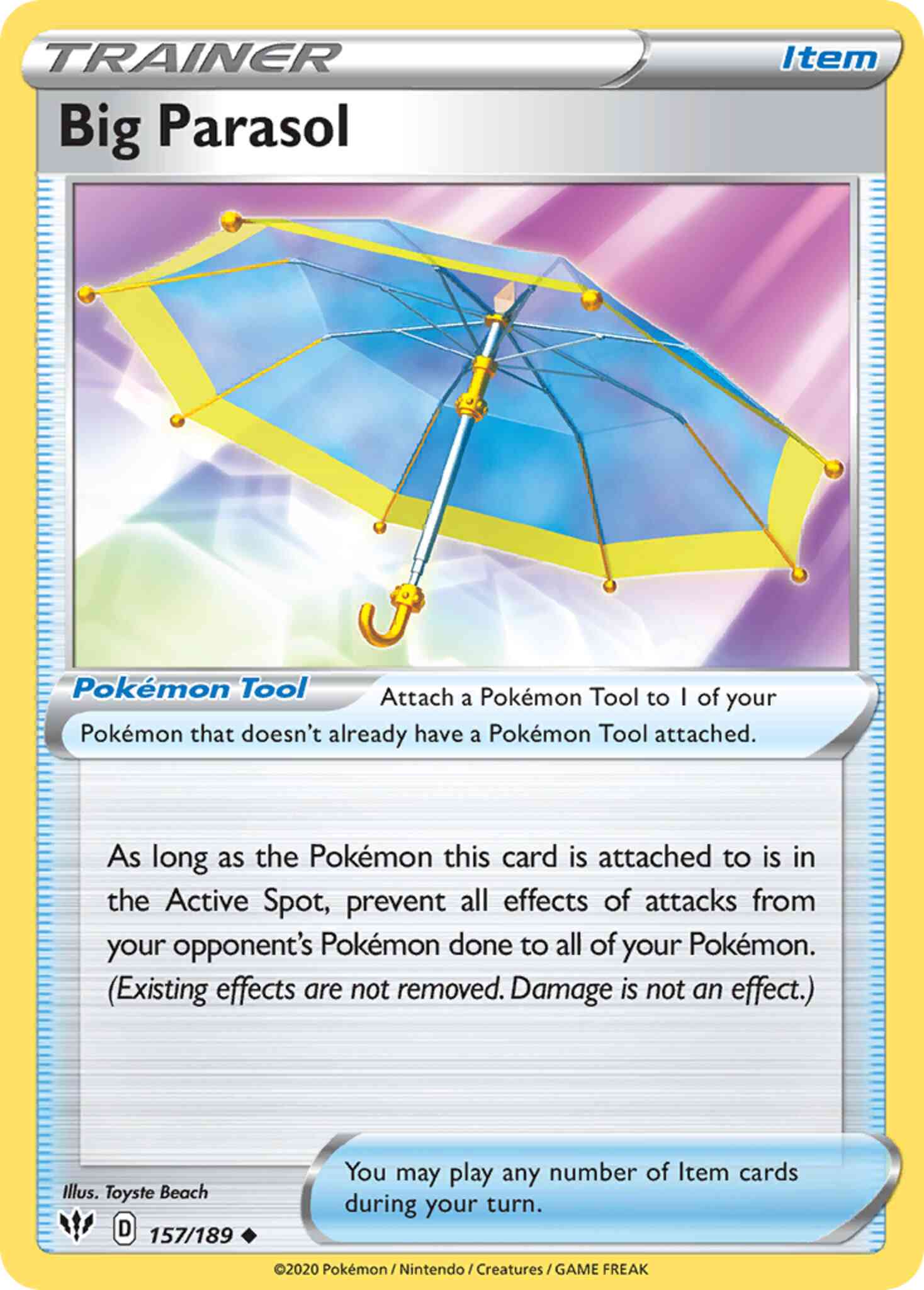 Big Parasol - 157/189 - Uncommon [swsh3-157] [Non-Holo]