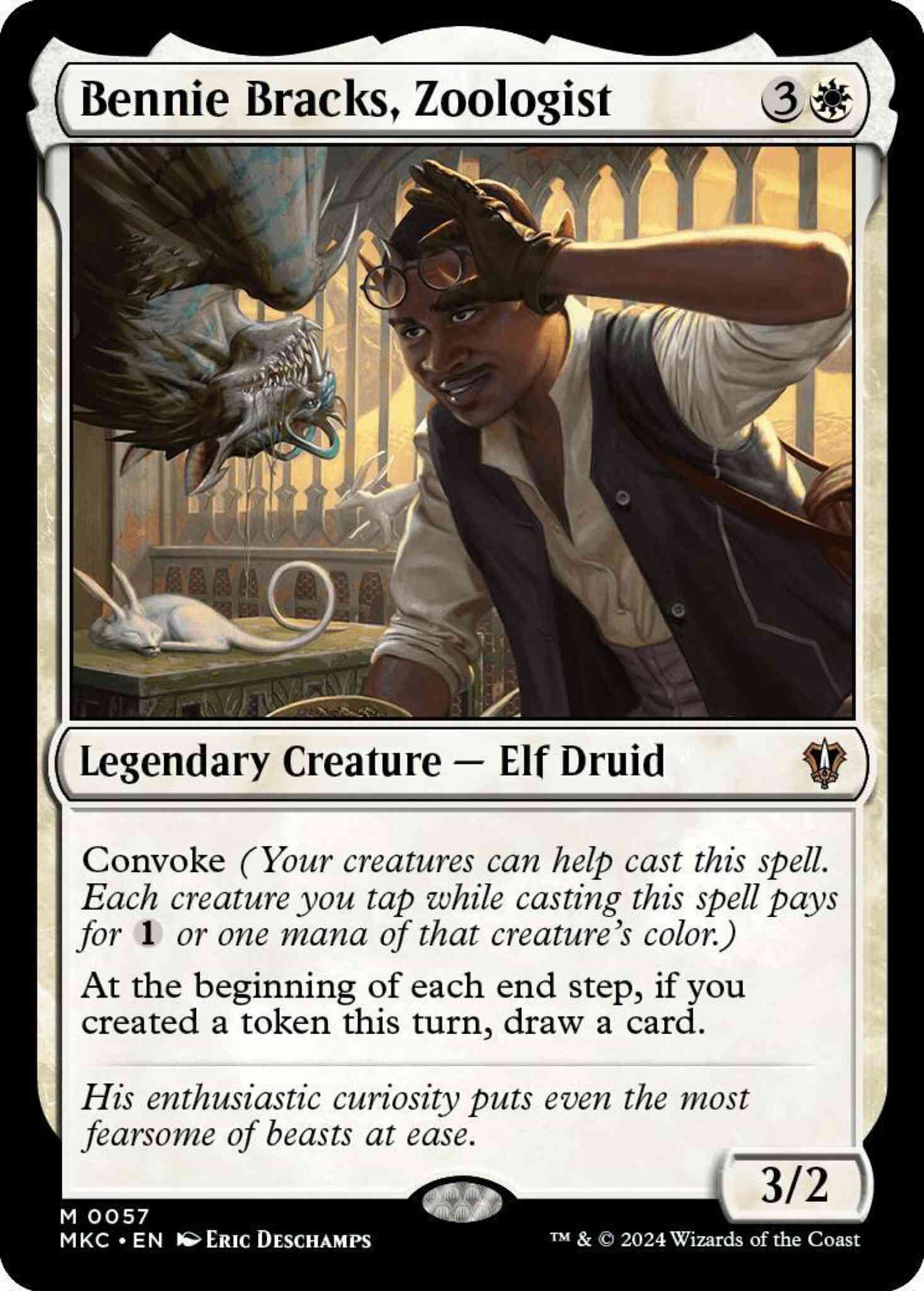 Bennie Bracks, Zoologist [57] [Murders at Karlov Manor: Commander] [Non-Foil]
