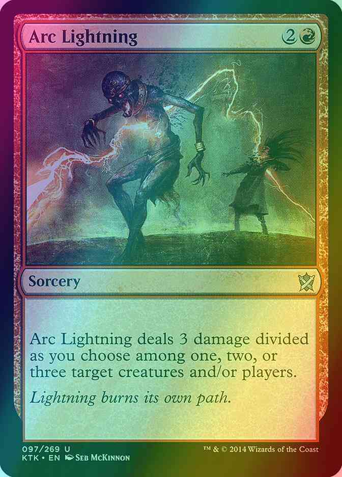 Arc Lightning [97] [Khans Of Tarkir] [Foil]