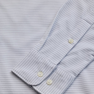 Light Grey Stripes Stretch Shirt