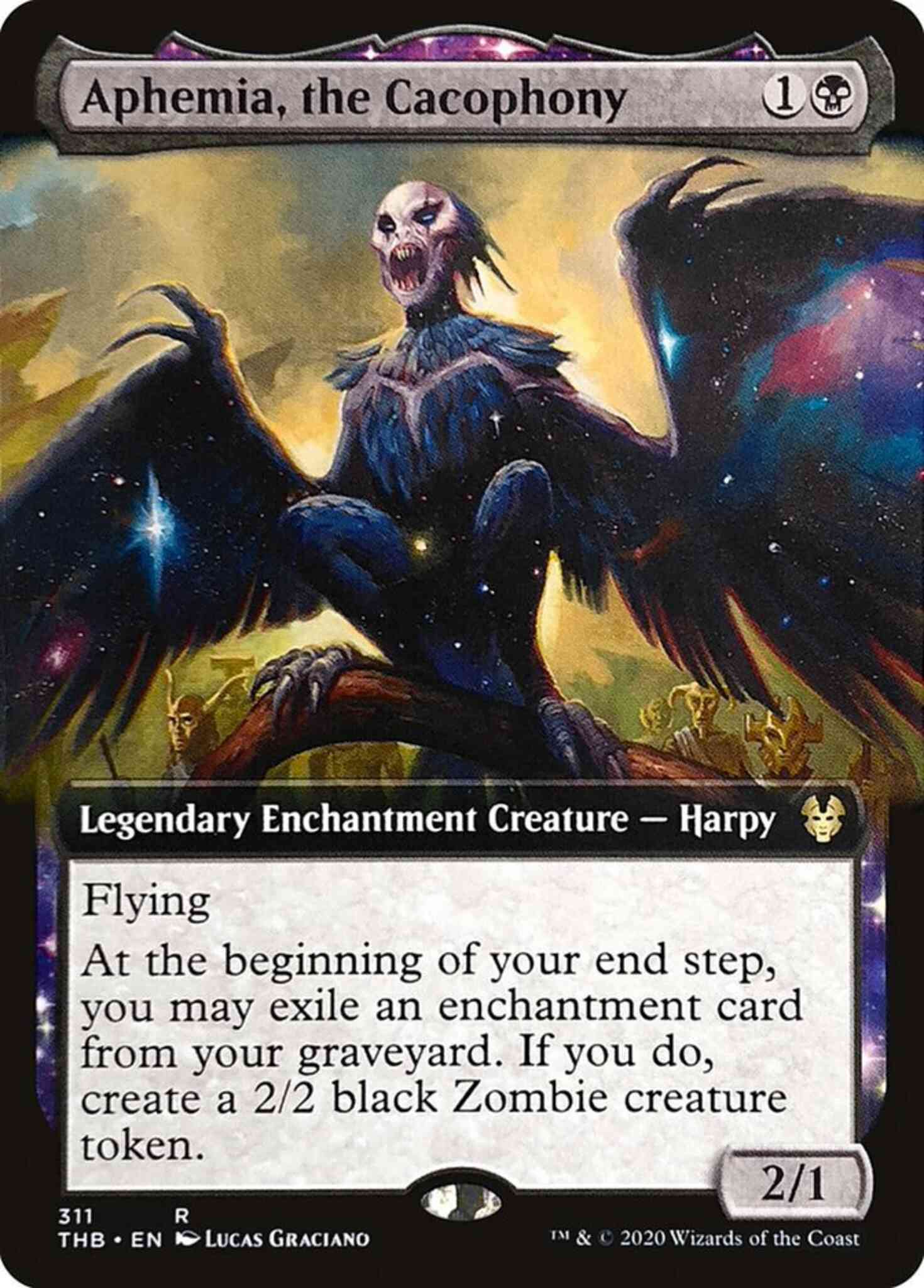 Aphemia, the Cacophony [311] [Extended Art] [Theros Beyond Death] [Non-Foil]