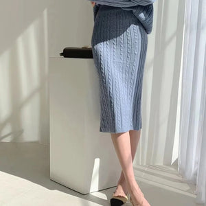 Sussane Winter Coord Set - Set of Sweater and Skirt