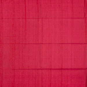 Bottle Green Handloom Kora Silk Cotton Saree With Buttas & Pink Pallu