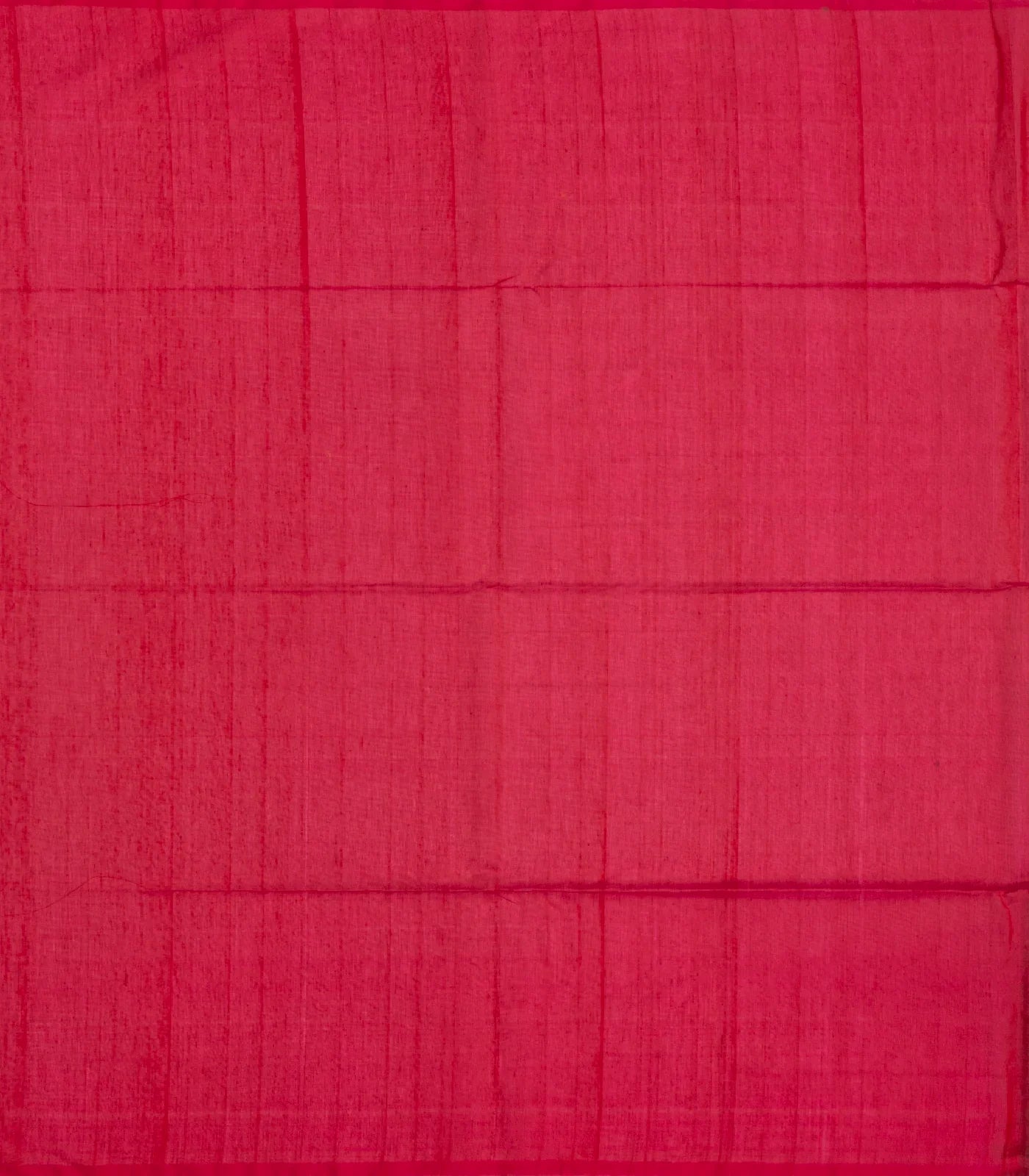 Bottle Green Handloom Kora Silk Cotton Saree With Buttas & Pink Pallu