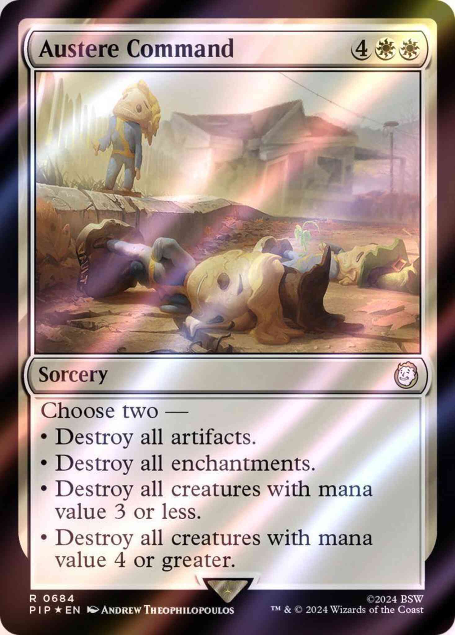 Austere Command [684] [Fallout] [Surge Foil]