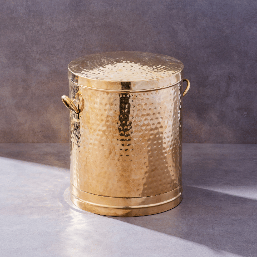 Brass Atta Daani (Storage Container)