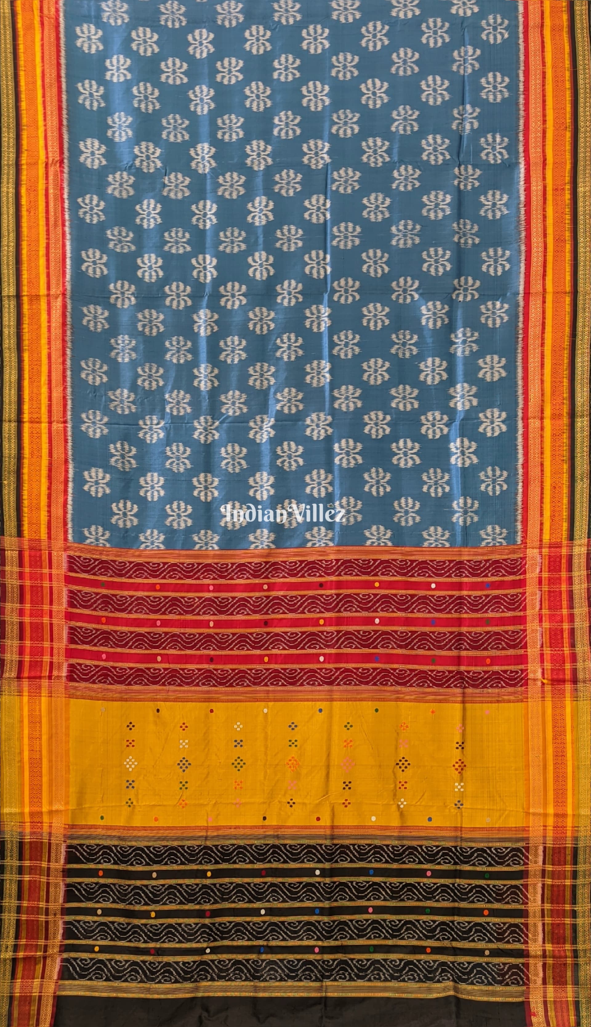 Odisha Ikat Khandua Silk Saree