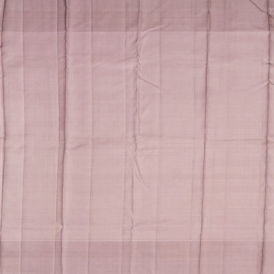 Cream Handloom Kanchipuram Silk Saree With Serpentine Motifs