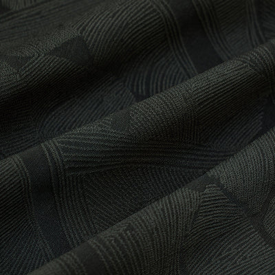 Dark Green Slim Fit Self-Design Shirt