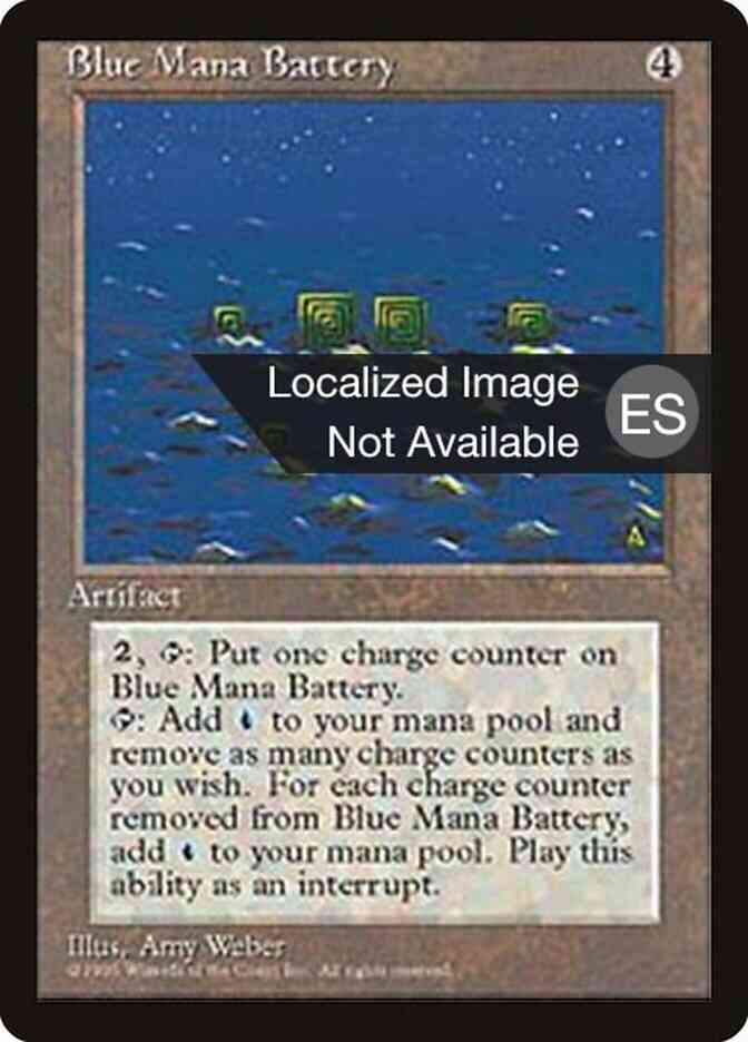 Blue Mana Battery - Portuguese [300] [Fourth Edition Black Border: Portuguese] [Non-Foil]