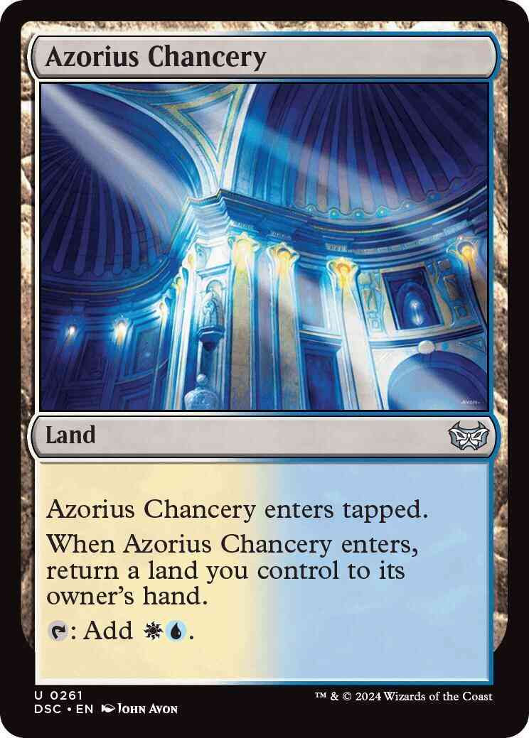 Azorius Chancery [261] [Duskmourn: House of Horror: Commander] [Non-Foil]