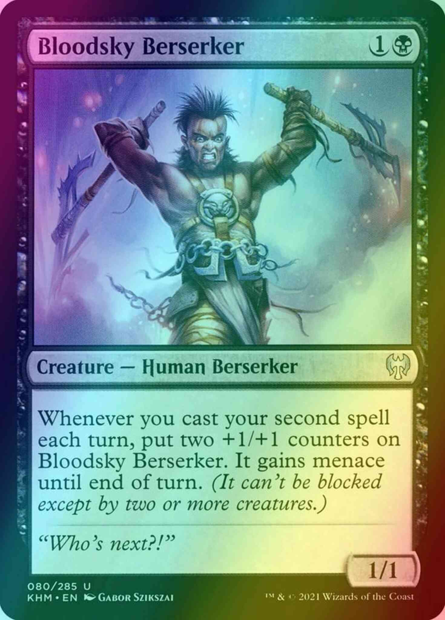 Bloodsky Berserker [80] [Kaldheim] [Foil]