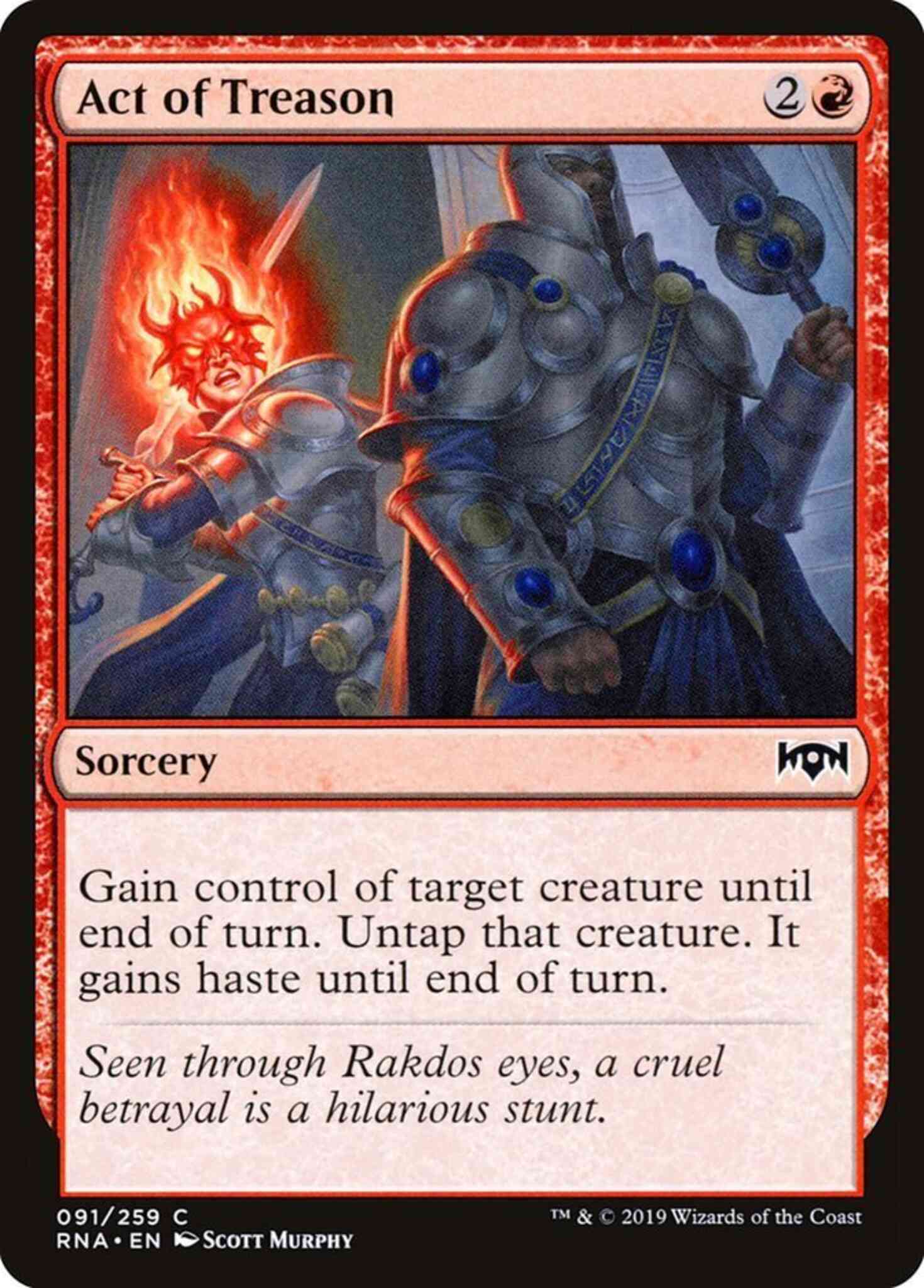 Act of Treason [91] [Ravnica Allegiance] [Non-Foil]