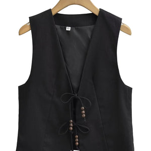 Hansel Knot Up Summer Tops