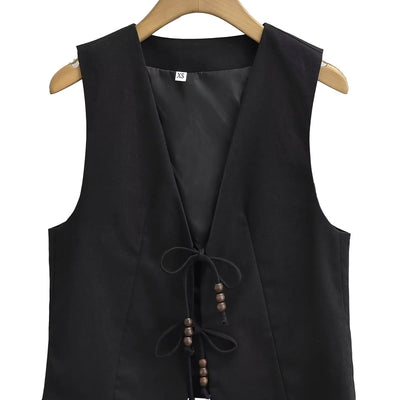 Hansel Knot Up Summer Tops