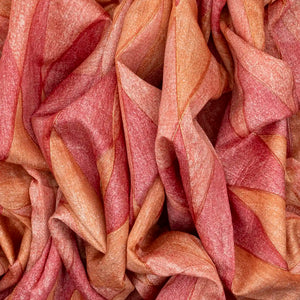 Pink Handloom Tussar Silk Saree Printed With Diamond Motifs