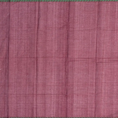 Burgundy Handloom Kanchi Cotton Saree With Diamond Motifs