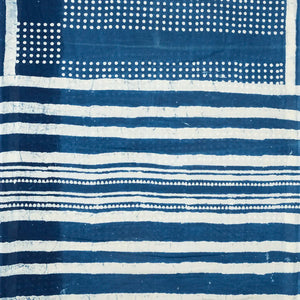 Indigo Jaipur Cotton Saree With With small printed polka dots across the saree