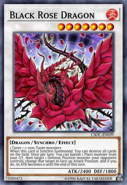 Black Rose Dragon - DUDE-EN010 - Ultra Rare - 1st Edition