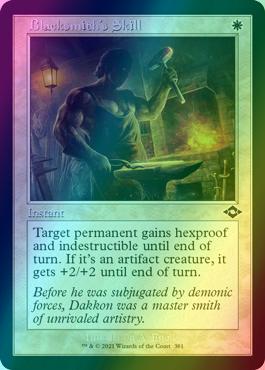 Blacksmith's Skill [381] [Retro Frame] [Modern Horizons 2] [Foil]