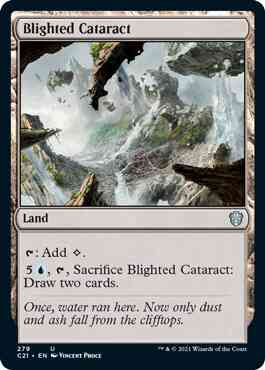 Blighted Cataract [279] [Commander 2021] [Non-Foil]