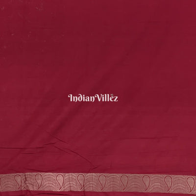 Red-Copper Kadwa Jaal Handloom Banarasi Saree