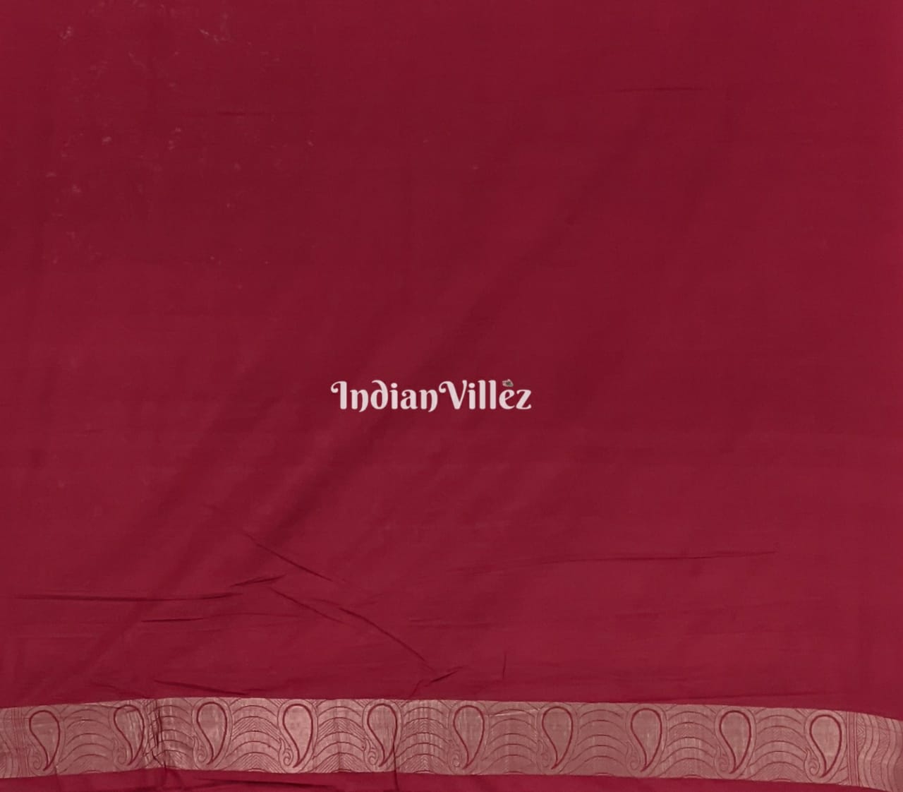 Red-Copper Kadwa Jaal Handloom Banarasi Saree