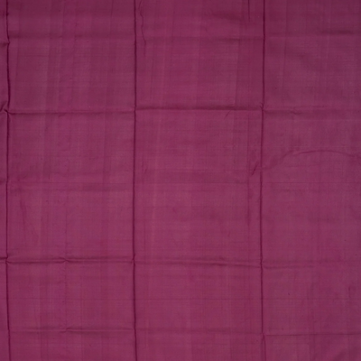 Magenta Handloom Uppada Silk Saree With Floral Buttas & Zari Border