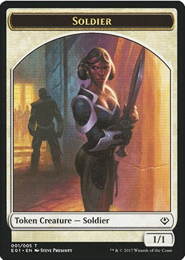 Beast Token (05) // Soldier Token (01) [Archenemy: Nicol Bolas Tokens] [Non-Foil]