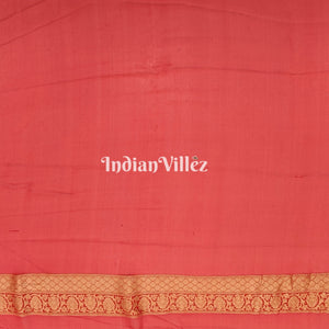 Red Pure Banarasi  Khaddi Georgette Saree