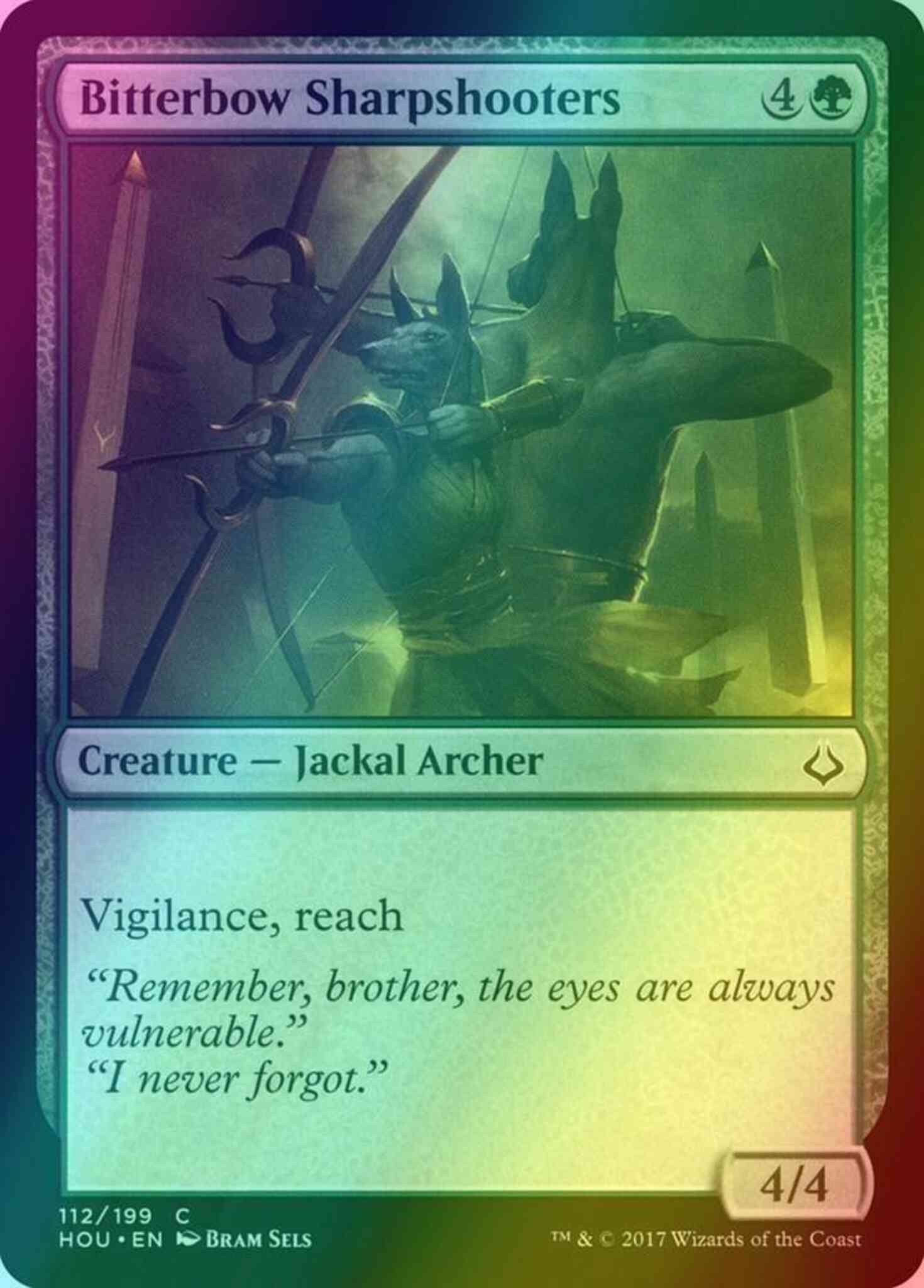 Bitterbow Sharpshooters [112] [Hour of Devastation] [Foil]