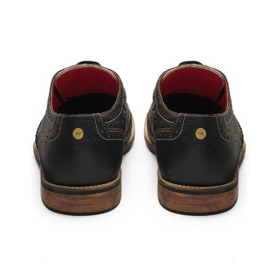 Bageecha Derby_Brogue for Men  – Coal Black (discontinued)