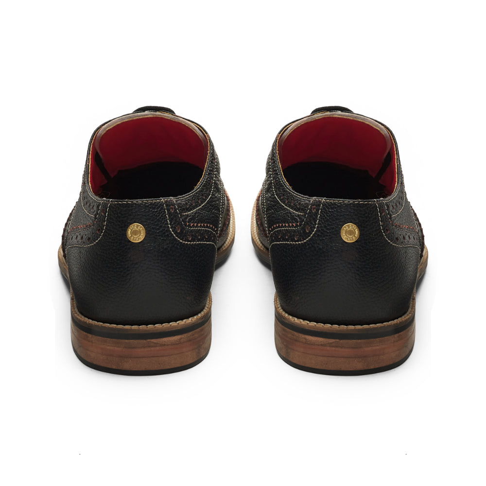 Bageecha Derby_Brogue for Men  – Coal Black (discontinued)