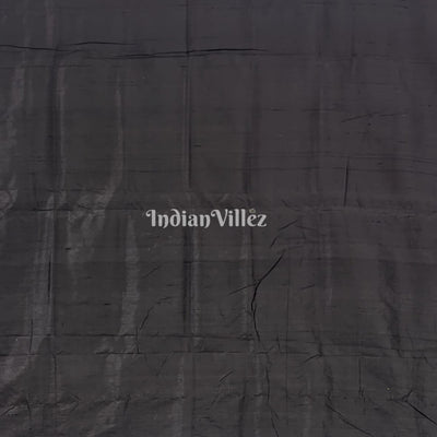 Black with Mustard Yellow Odisha Ikat Contemporary Silk Saree