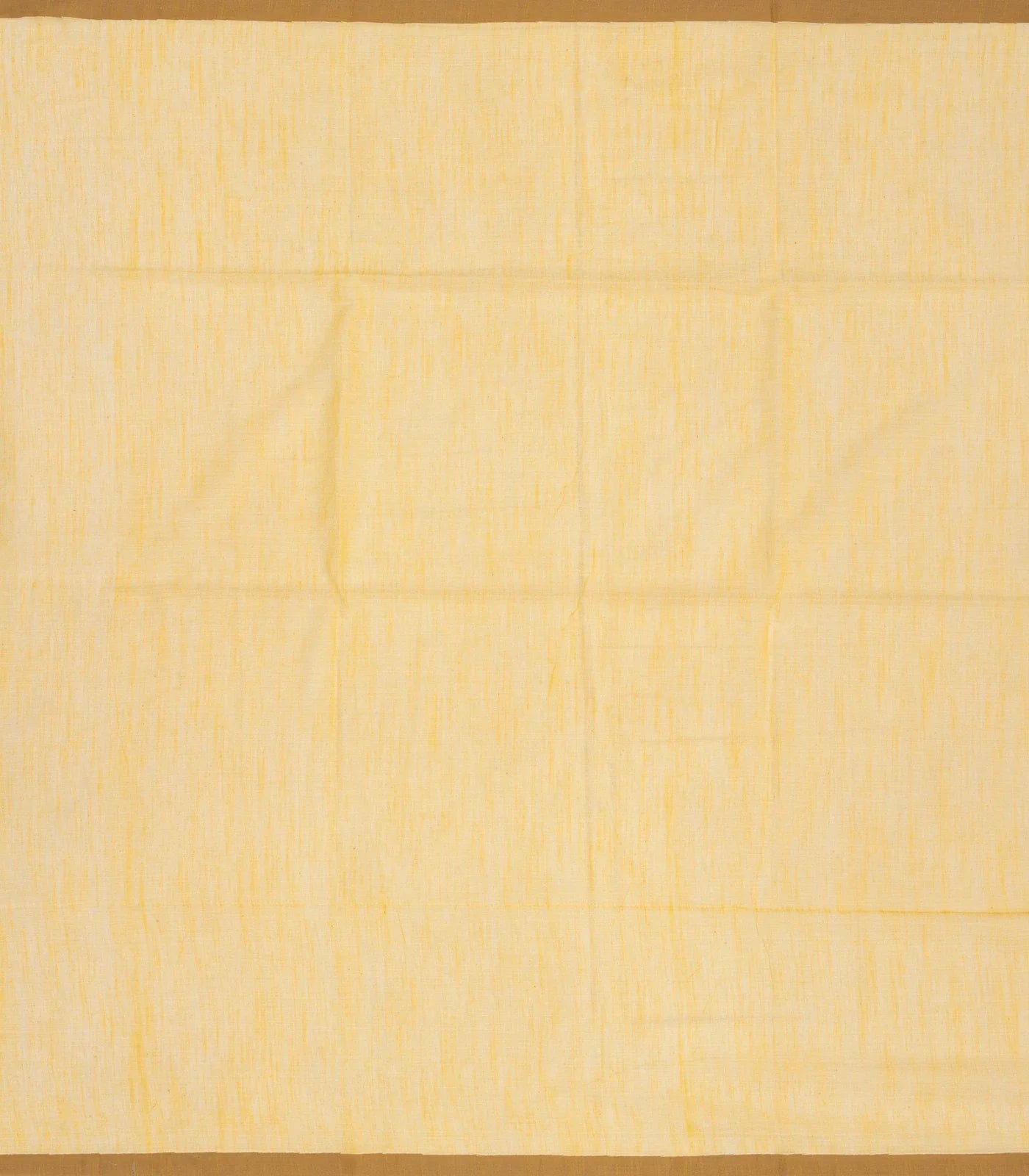 Sandal Handloom Bengal Cotton Saree With Plus Buttas