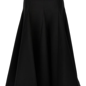 Valentino Garavani Solid Crepe Couture Valentino Skirt