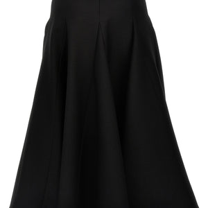 Valentino Garavani Solid Crepe Couture Valentino Skirt