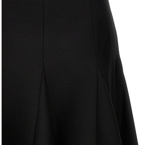 Valentino Garavani Solid Crepe Couture Valentino Skirt