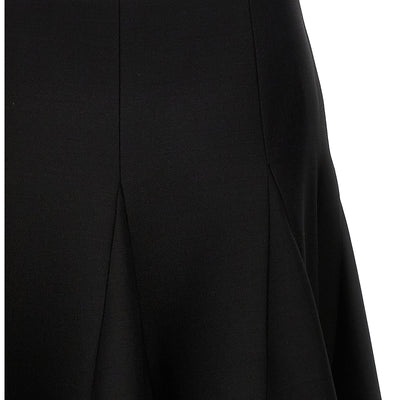 Valentino Garavani Solid Crepe Couture Valentino Skirt