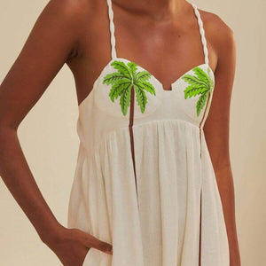 Palm Breezy Summer Dress