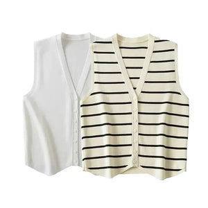Dolo Statement Vest Summer Casual Tops