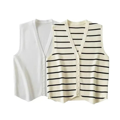 Dolo Statement Vest Summer Casual Tops